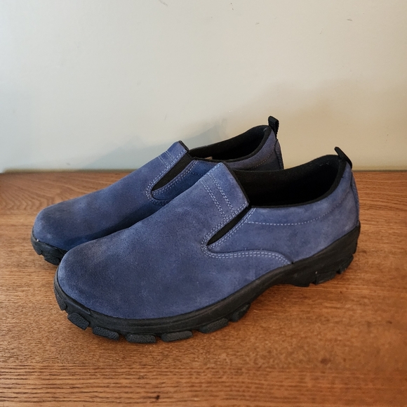 Lands' End Shoes - Land's End Suede Slip On Hiking Shoes